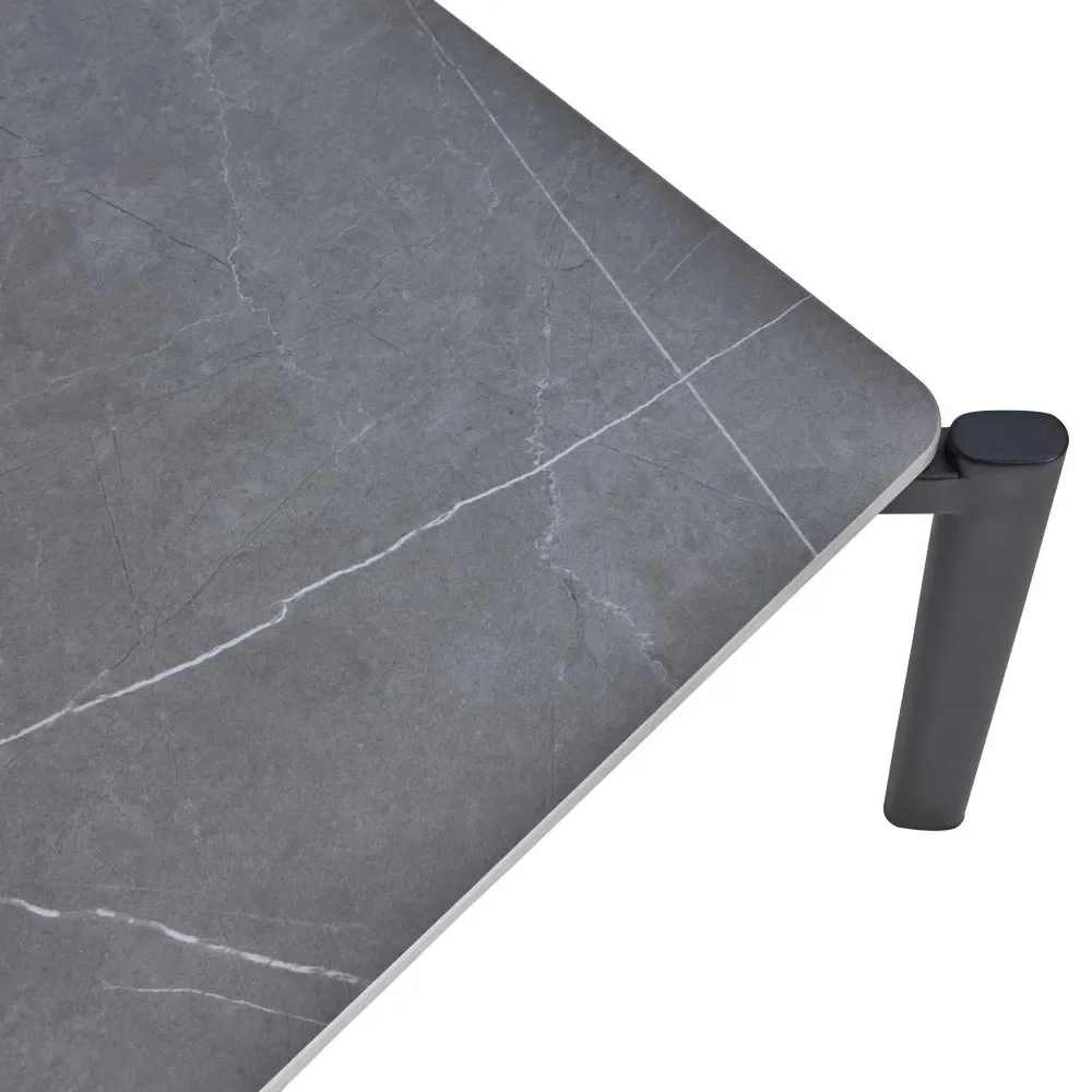 HALLAVARA Couchtisch 146x66cm - Schwarz