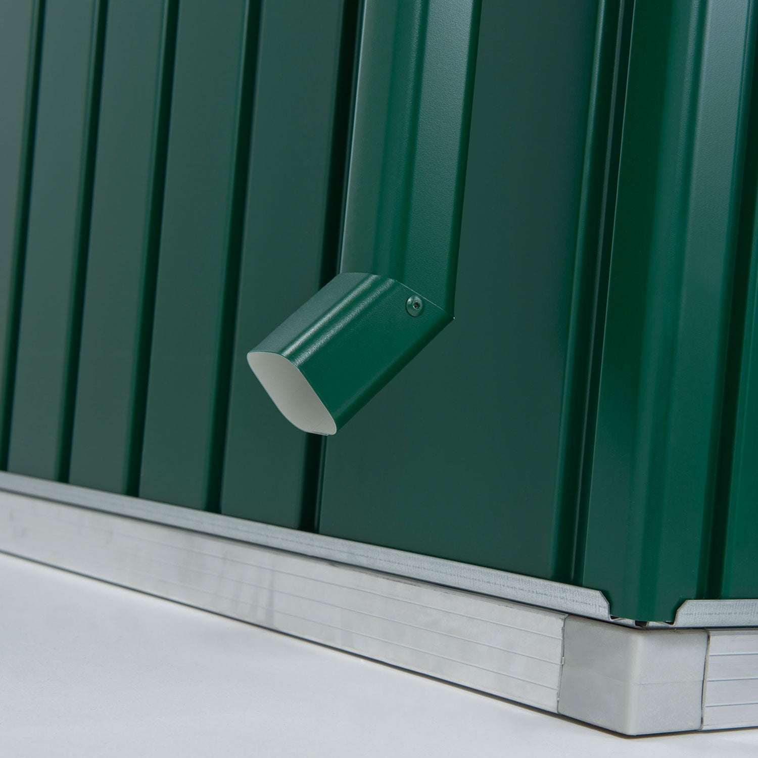 Europa Fallrohr Gerätehaus dunkelgrün Biohort