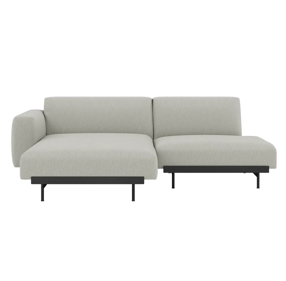 , In Situ 2-Sitzer-Modulsofa Config 6-Clay12/Schwarz