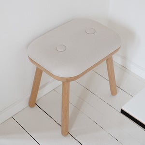 Paff Hoher Hocker Eiche/White Sands