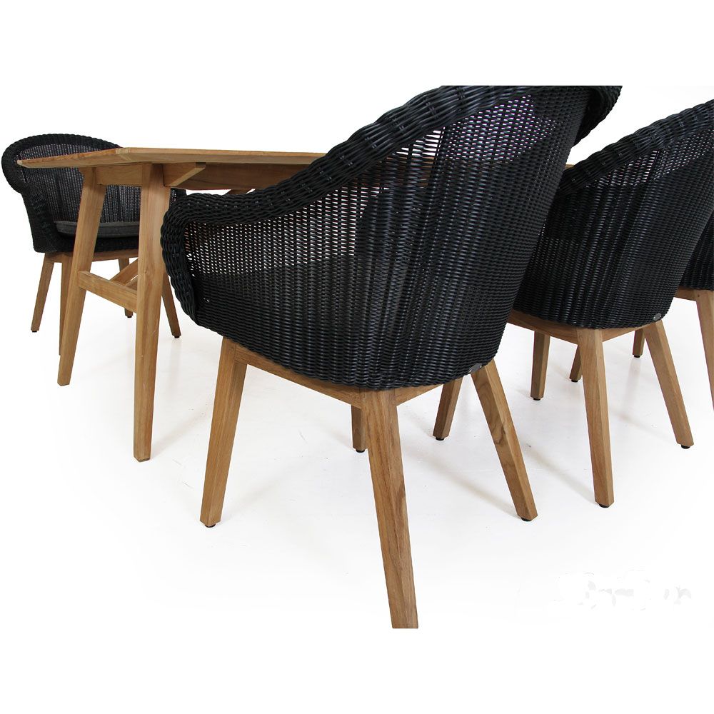 Beverly Sessel schwarz/grau