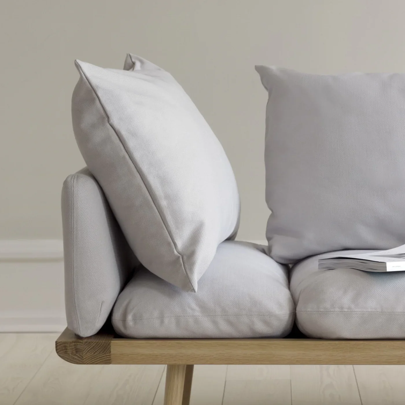 Lounge Around  3-Sitzer-Sofa Oak/Sugar Brown