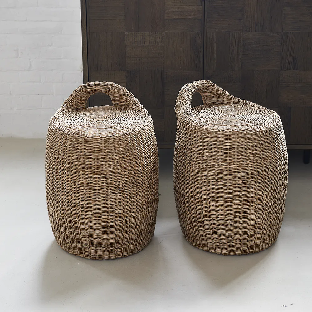 Hocker aus Rattan Alcudia