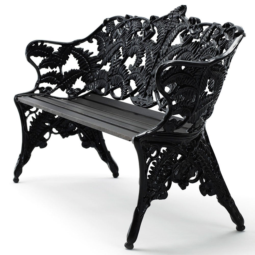 Sofa Byarum Classic / g:schwarz / h:schwarz las mah.