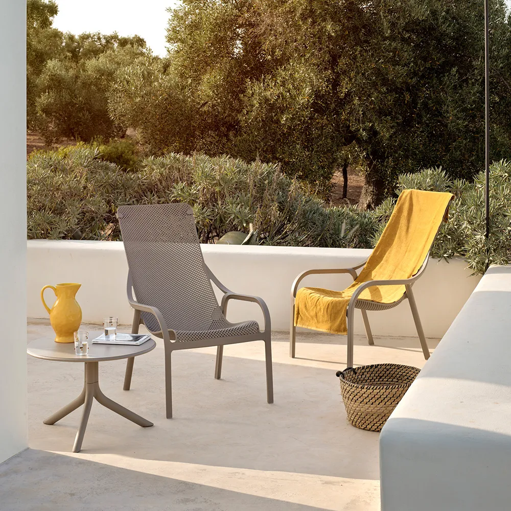 Net lounge armchair Corallo