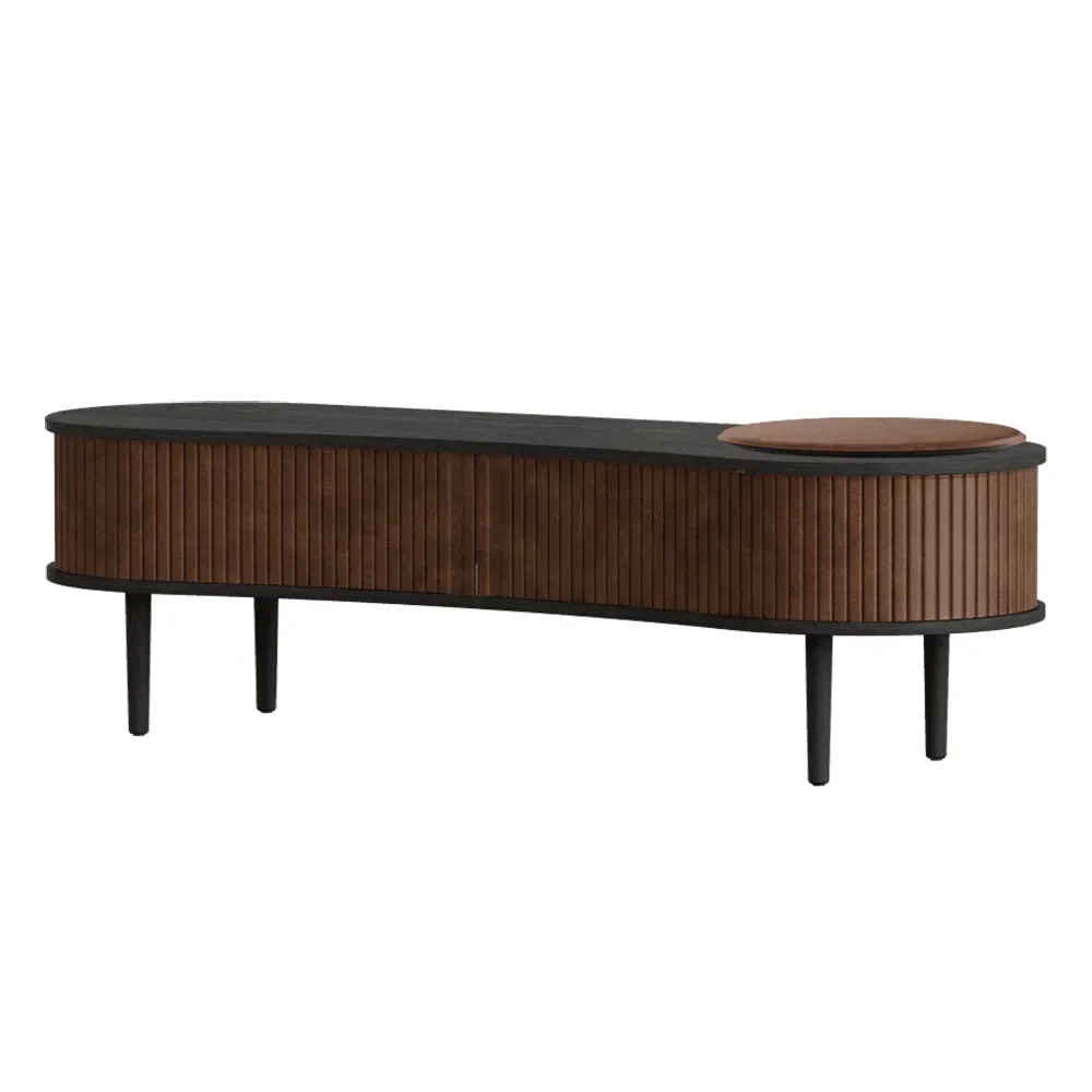 Audacious TV-Ständer Schwarze Eiche/Hazelnut