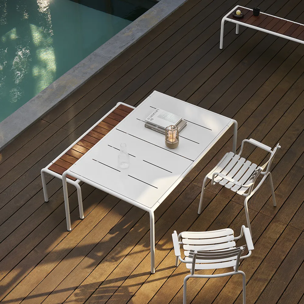  AVANTI Esstisch 153x98 cm gebrochenes Weiß