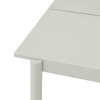 Linear Steel Esstisch 220x90 cm Grey