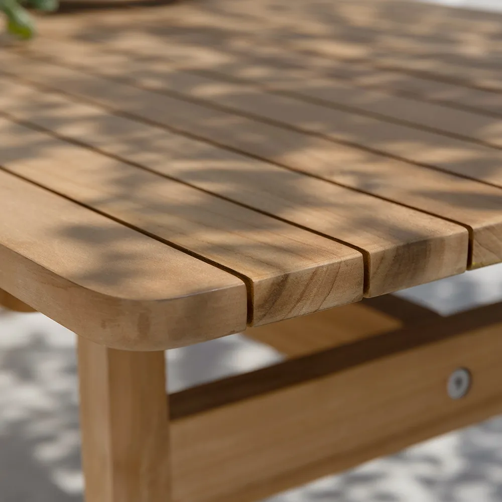 Tobias Teakholztisch 205x91 cm