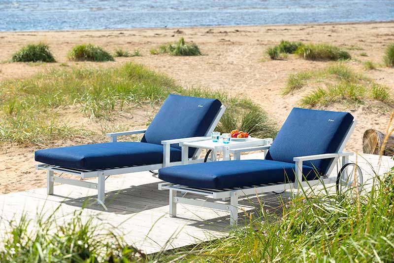 Wasserdichtes Sonnenliege-Kissen Blau