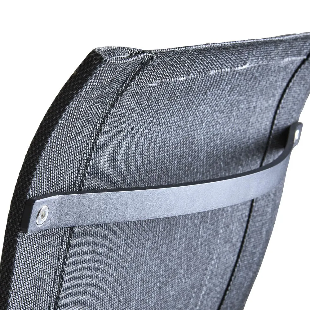 Stuhl mit Armlehne Black/Black