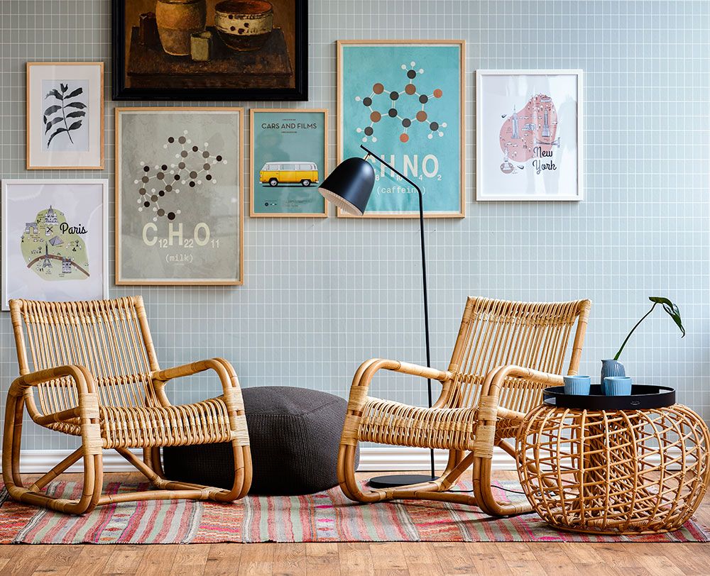 Curve Lounge Sessel Natural