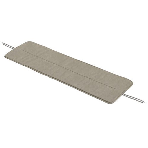 Linear Steel Bankkissen 110x34 cm Light Grey 