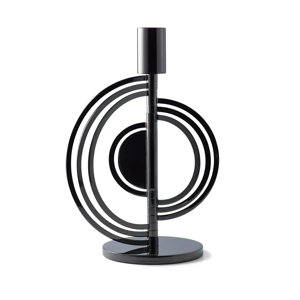 Cirkus Small Black Ø16xH20 cm Messing med en svart finish Klong