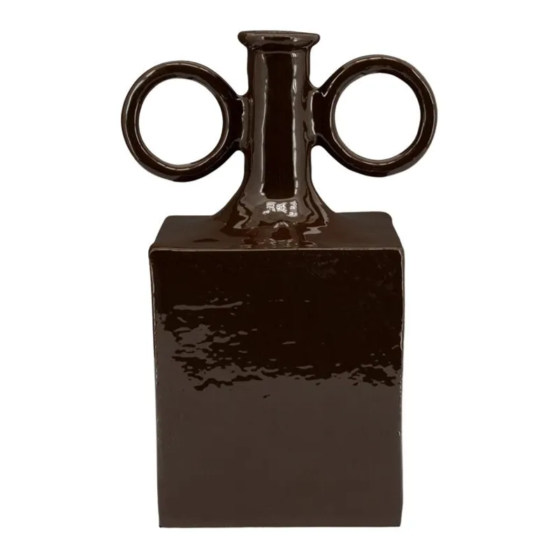 Oro 1 Vase 21x16x31,5 cm Aluminium braun