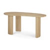Boomerang Schreibtisch Lackierte Eiche 160x83 cm