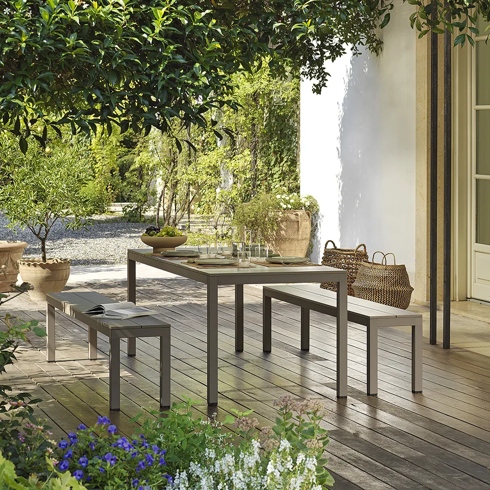 Rio Esstisch 140/210x85 cm Tortora