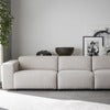 Willard Sofa 4-Sitzer Stoff Alice hellbeige