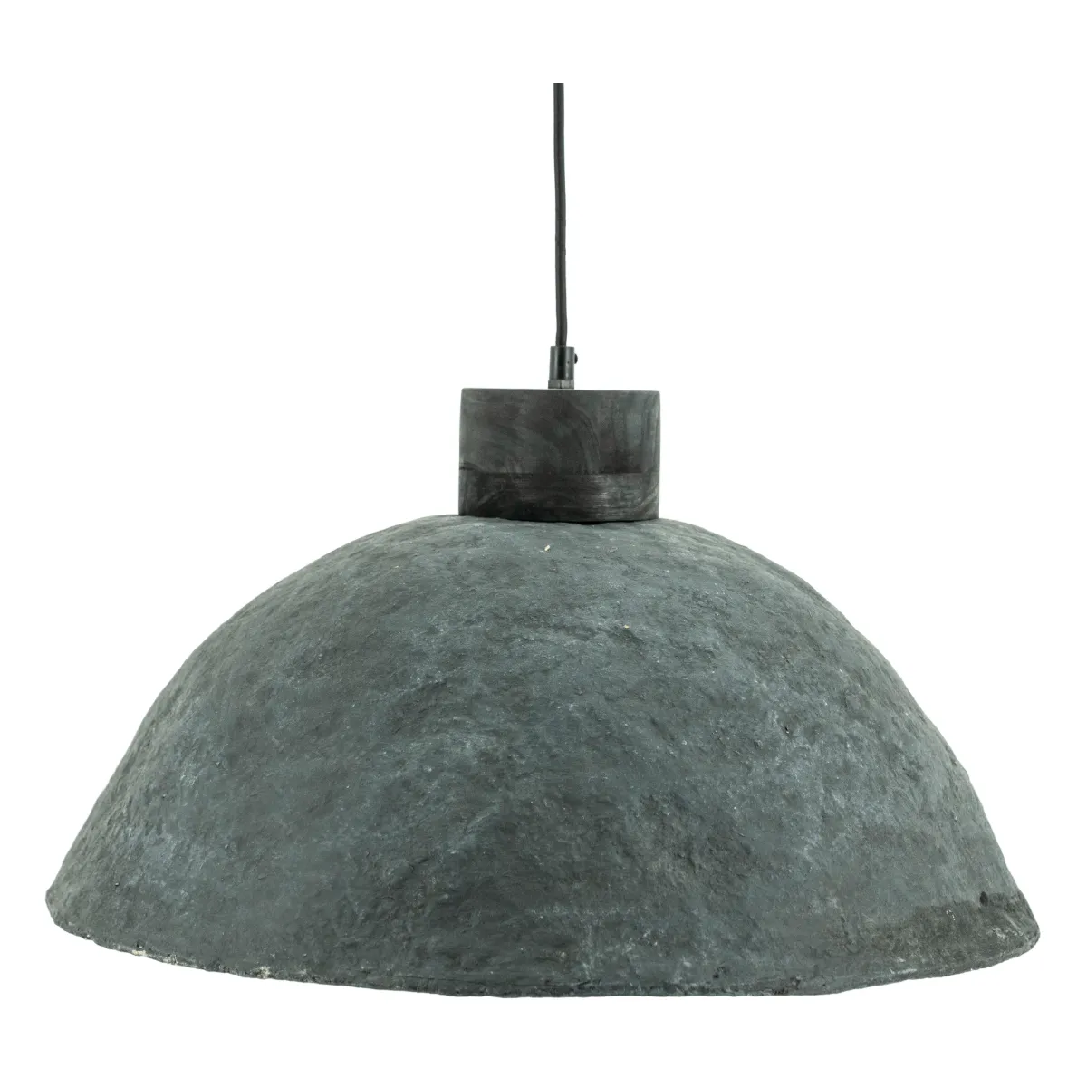 lamp Sana large Pendelleuchte 50x50x50 cm Holz grau