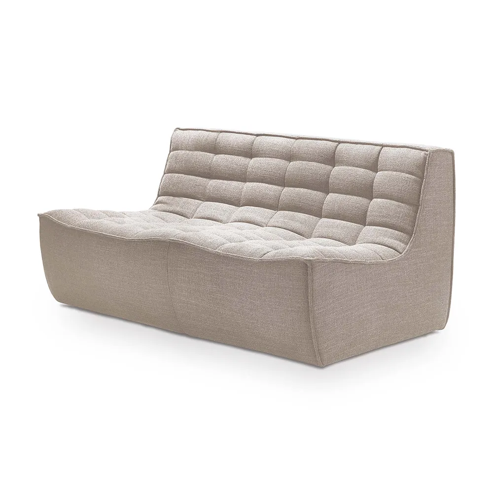 N701 Modulsofa - Beige Stoff - 2 Sitzer 91x140 cm Ethnicraft