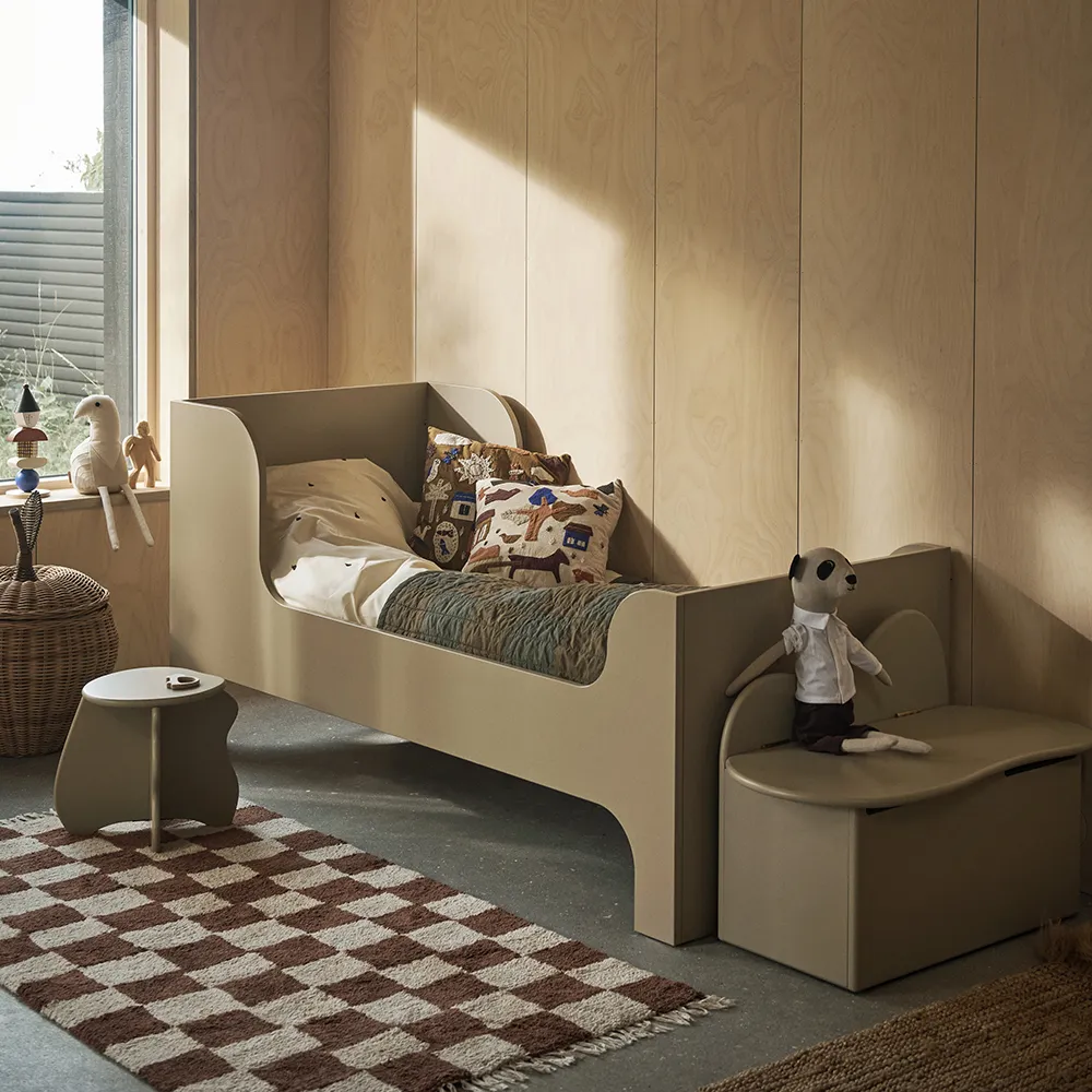 Waschbarer Teppich Mara Rust