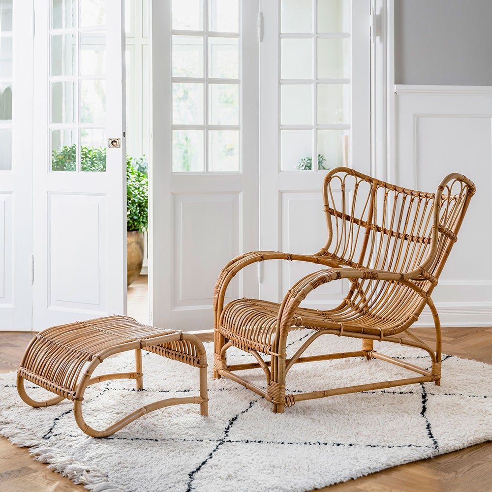 Teddy Rattan Sessel Natur