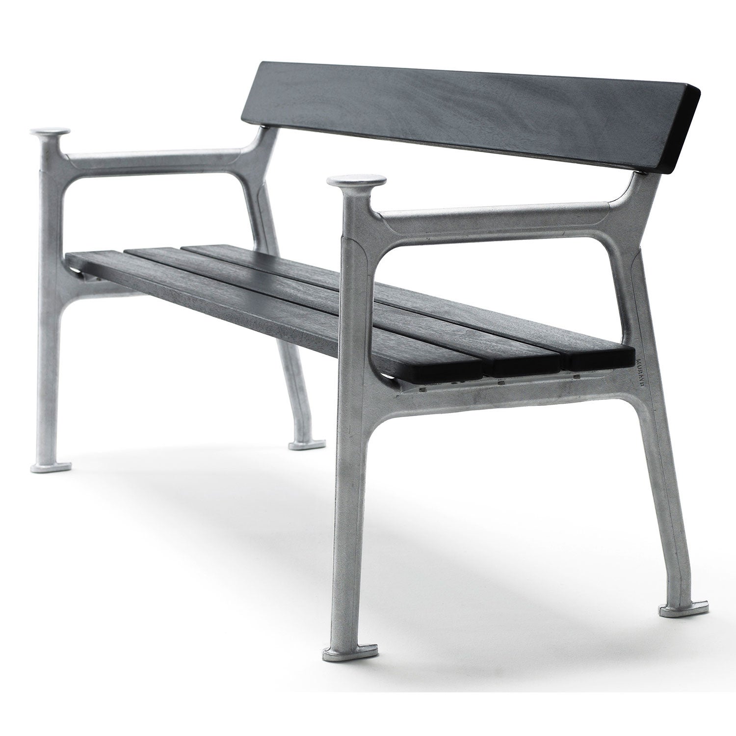 Vilamoura Sofa / g:natur / h:schwarz las. mah. Byarum