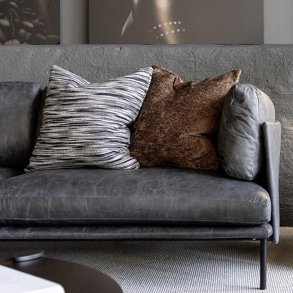 Eternity schwarzer Kissenbezug 50x50 cm