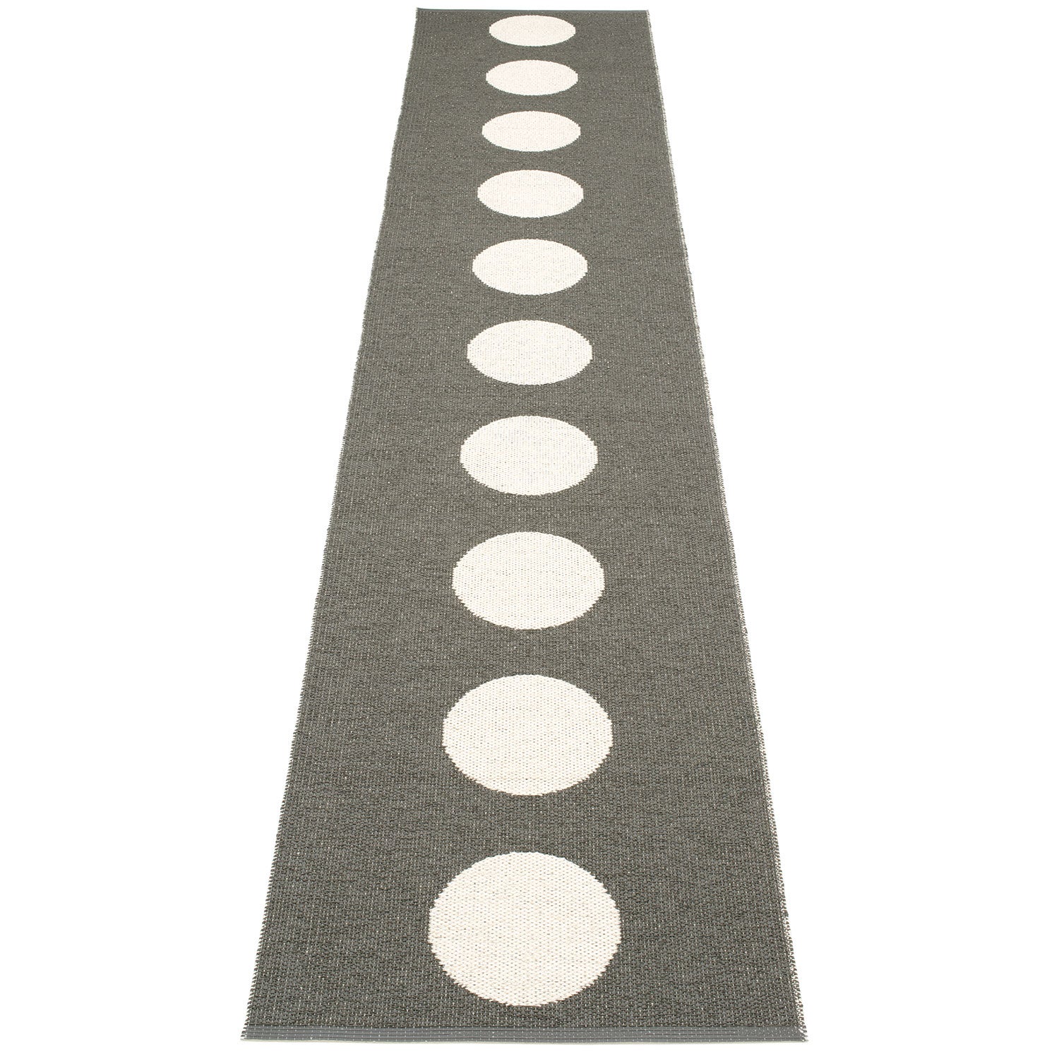 Vera Teppich 70x375 cm charcoal / vanilla