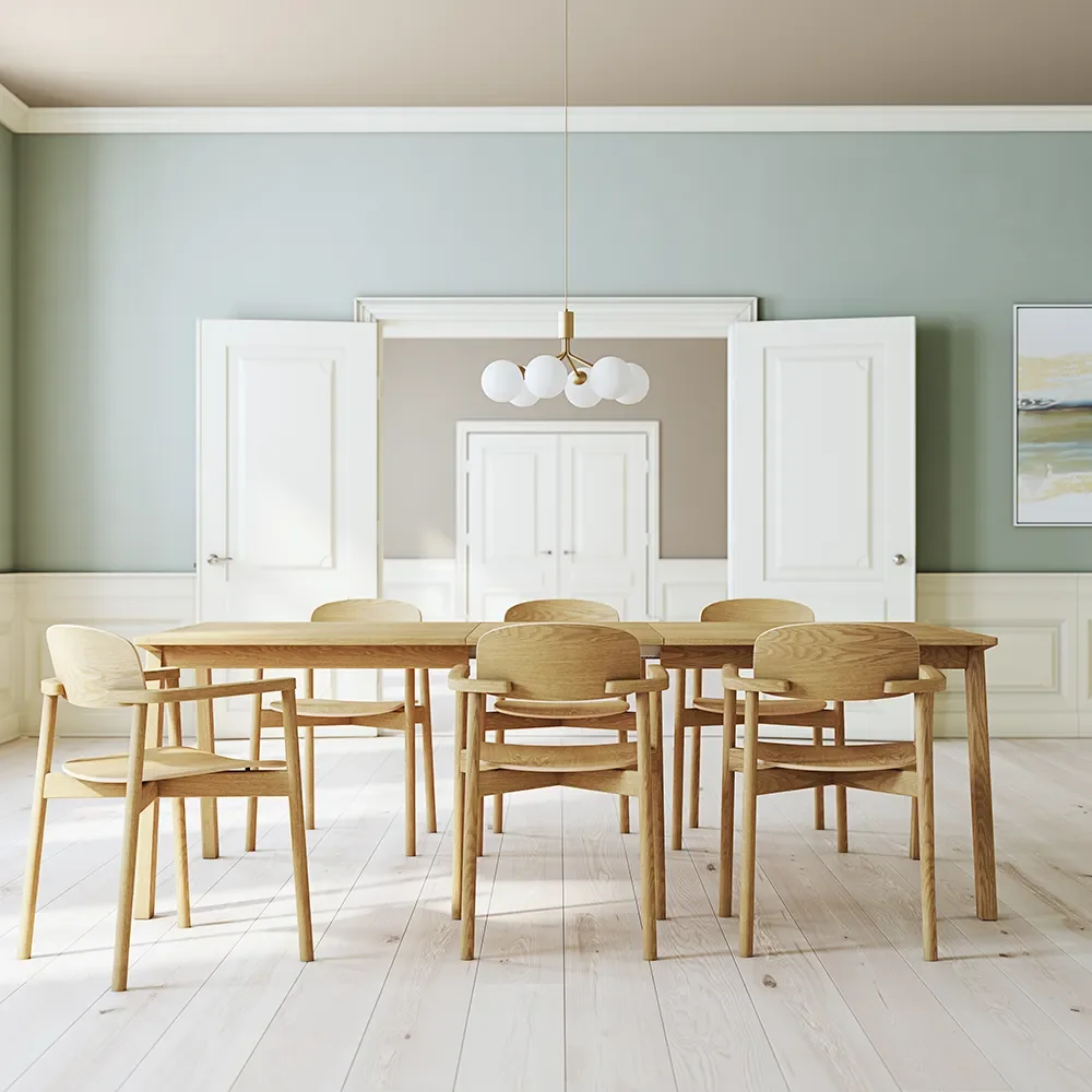 SM842 Esszimmerstuhl Eiche lackiert