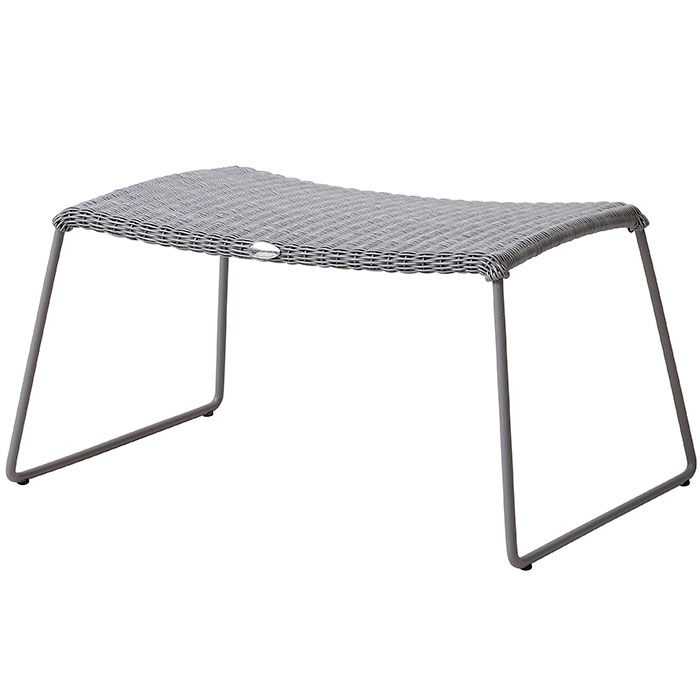 Breeze Fußhocker Hellgrau