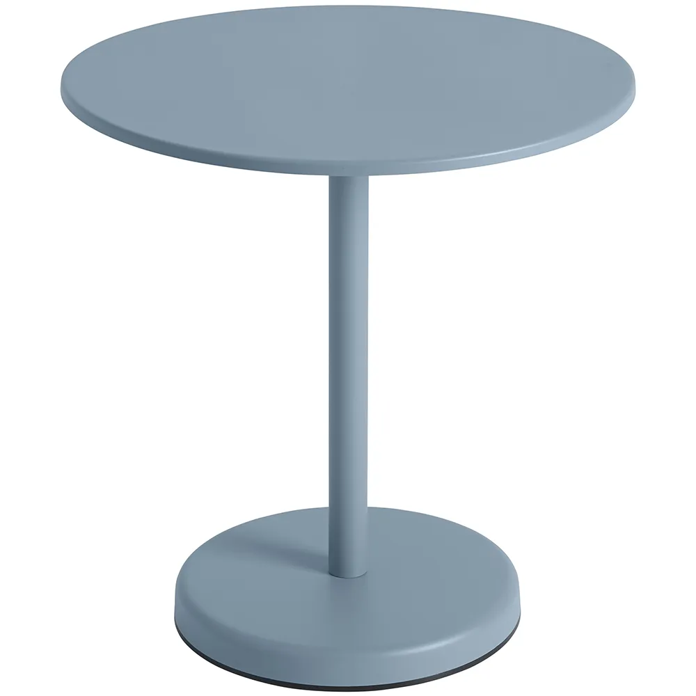 Linear Steel Bistrotisch Ø70 cm Pale Blue 