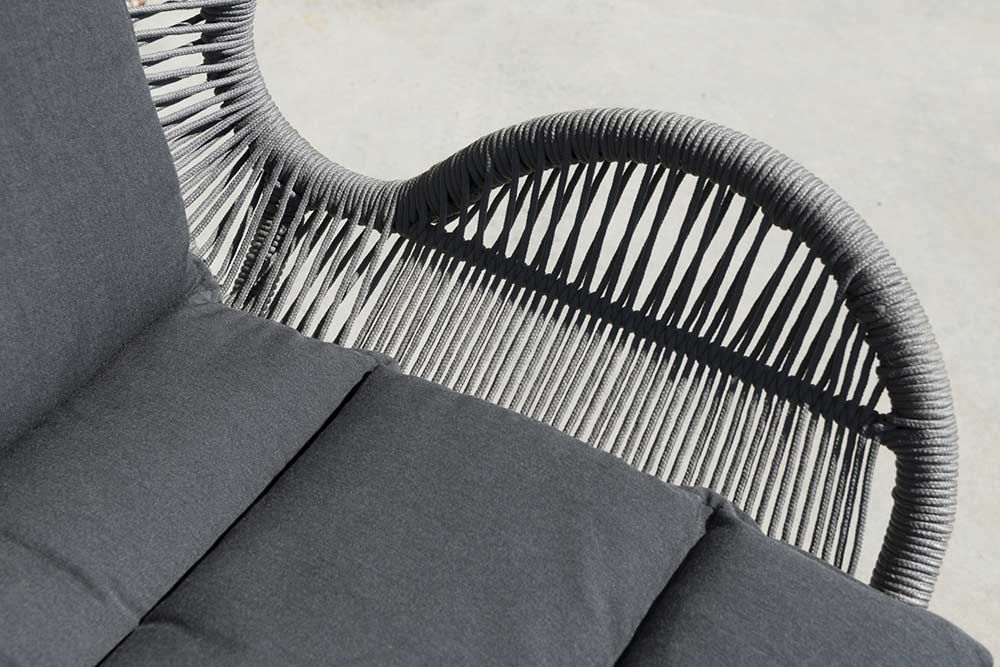 Himmelsnäs Liegestuhl Grau 