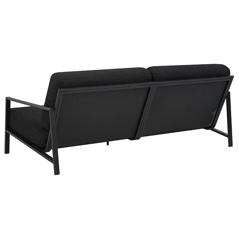 Lyra sofa Schwarz / Teddy black