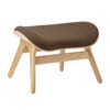 A Conversation Piece Ottoman Fußhocker Oak/Mocca