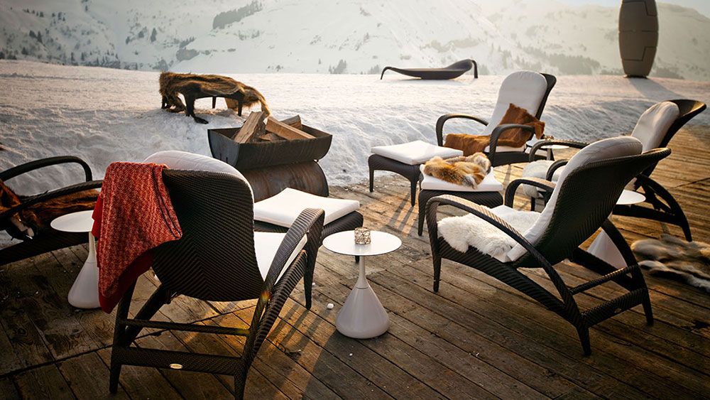 Satellite Beistelltisch 40 cm weiß 