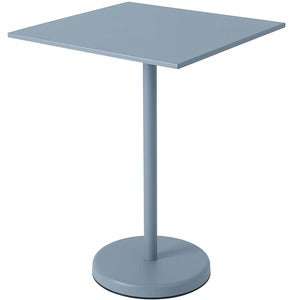 Linear Steel Stehtisch 70x70 h: 95 cm Pale Blue 