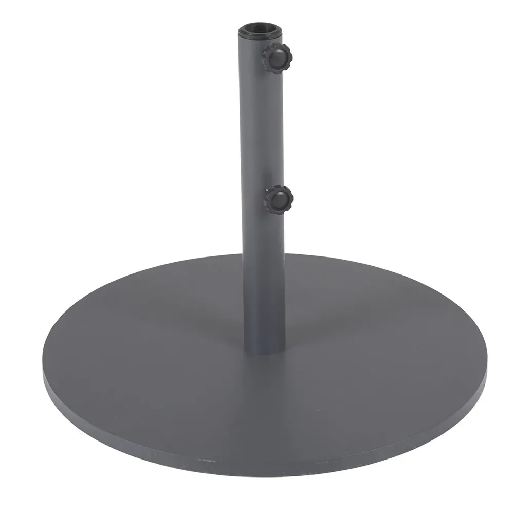 Flacher Sonnenschirmfuß rund 34 kg