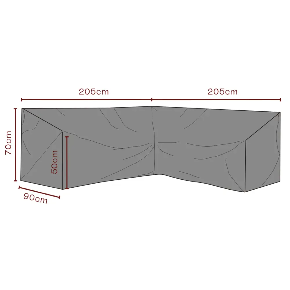 Möbelbezug Ecksofa 205/205x90 cm Premium