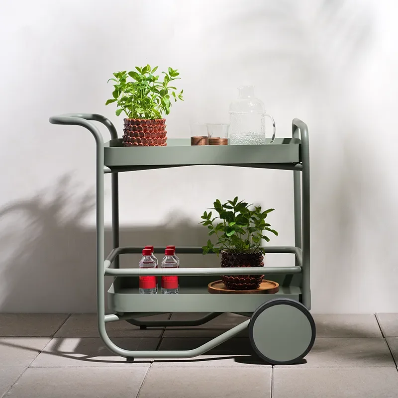 Trolly servierwagen  Dusty green