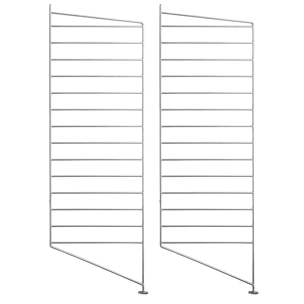 Bodenplatte 85x30 cm Verzinkt 2er-Pack