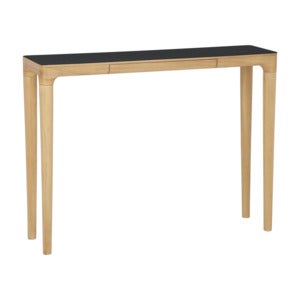 Heart'n'Soul Relieftisch 110x30x82 Eiche/Schwarz