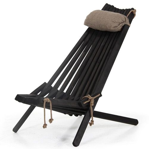 Ribbon Liegestuhlschwarz 