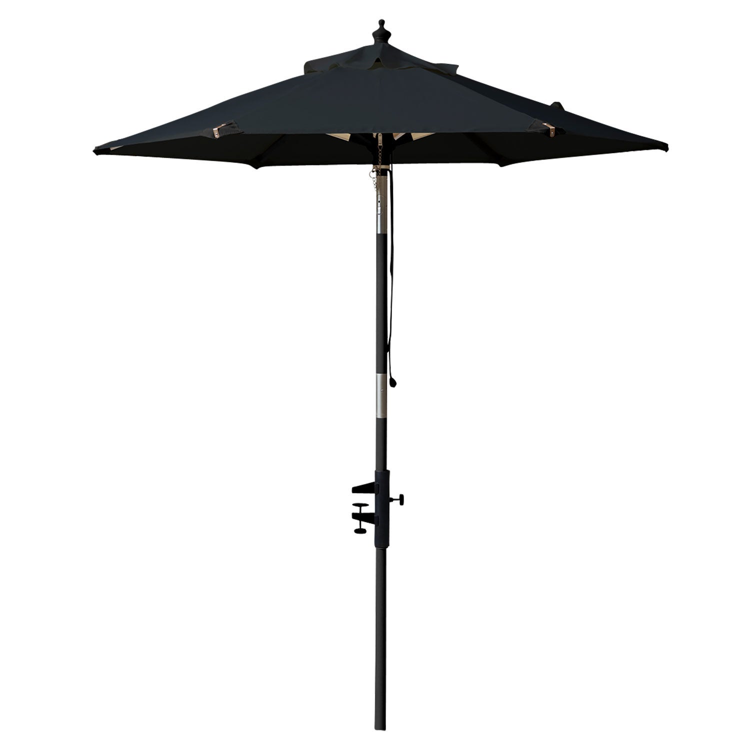 Balkon Sonnenschirm 180 cm schwarz