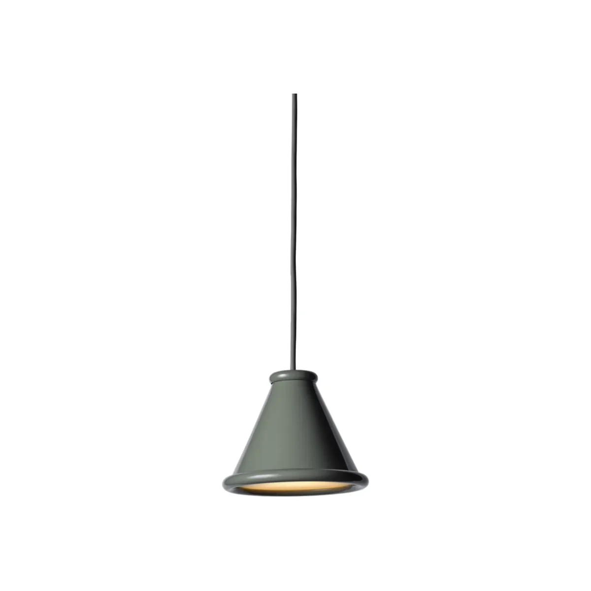 Belle Pendelleuchte Ø15,3xH12,2 cm Metall moss grey