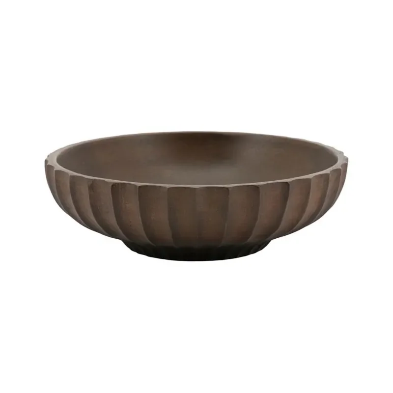 Yori small Schale 19x19x6 cm Mangoholz dark brown