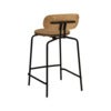 Curious Niedriger Barhocker Eiche/Schwarz Sugar Brown
