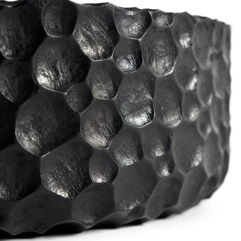 Chopped Schüssel, schwarz lackiertes Mahagoni, 3er-Set