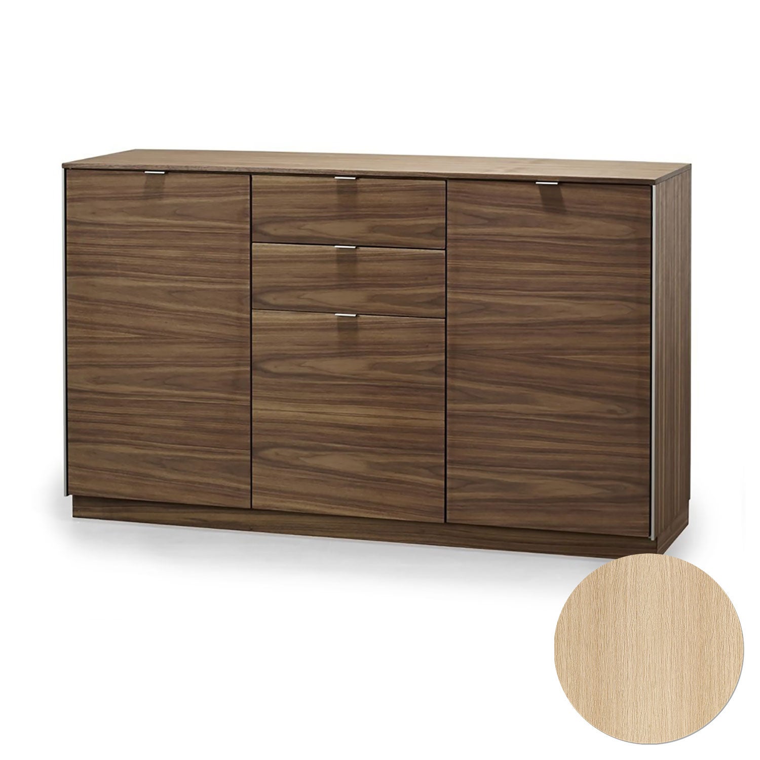 Sm932 Anrichte Eiche Lackiert 146X44X88Cm 