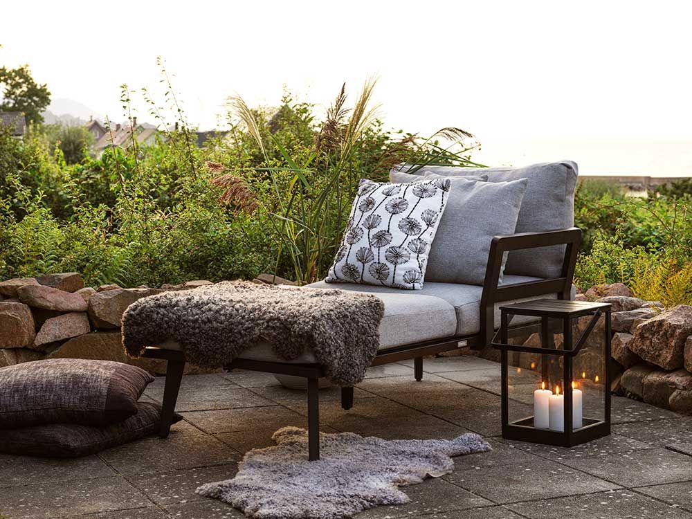 Villac Couchtisch 88x88 cm schwarz